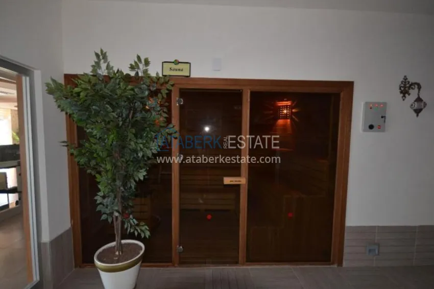 1+1 apartment with a private beach in Avsallar 13 