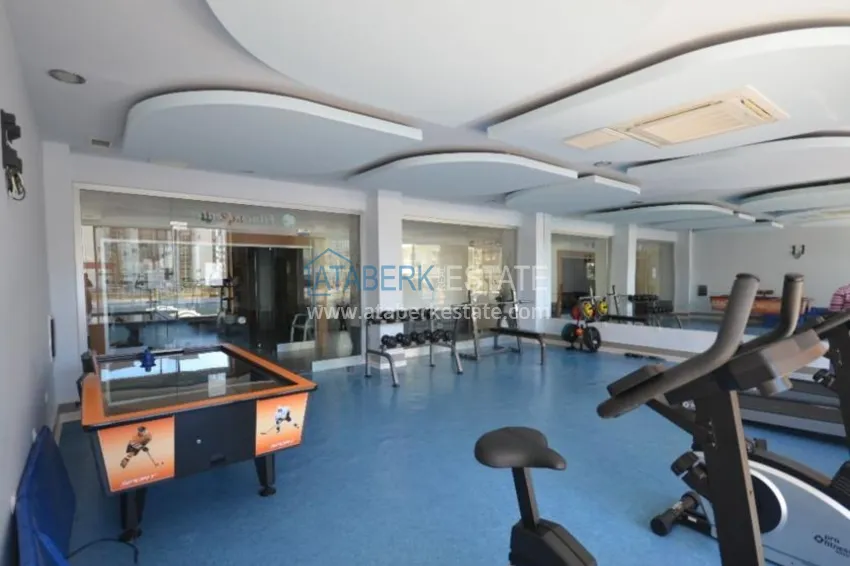 1+1 apartment with a private beach in Avsallar 10 