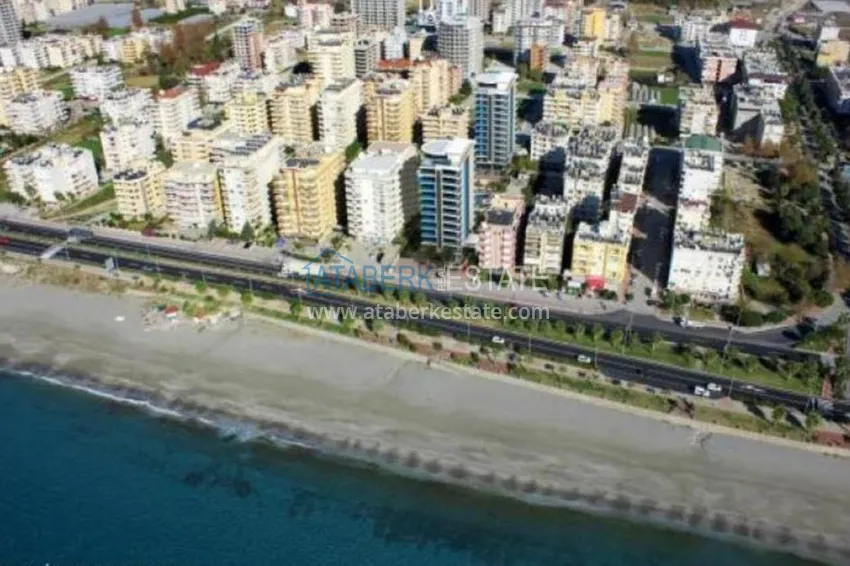 Studio apartment in Mahmutlar for seasonal rent on the first line of B82 1 