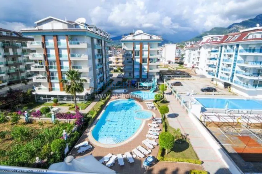 Furnished duplex on the first coastline in Kestel 12 