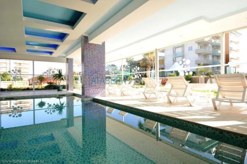 Furnished duplex on the first coastline in Kestel 15 