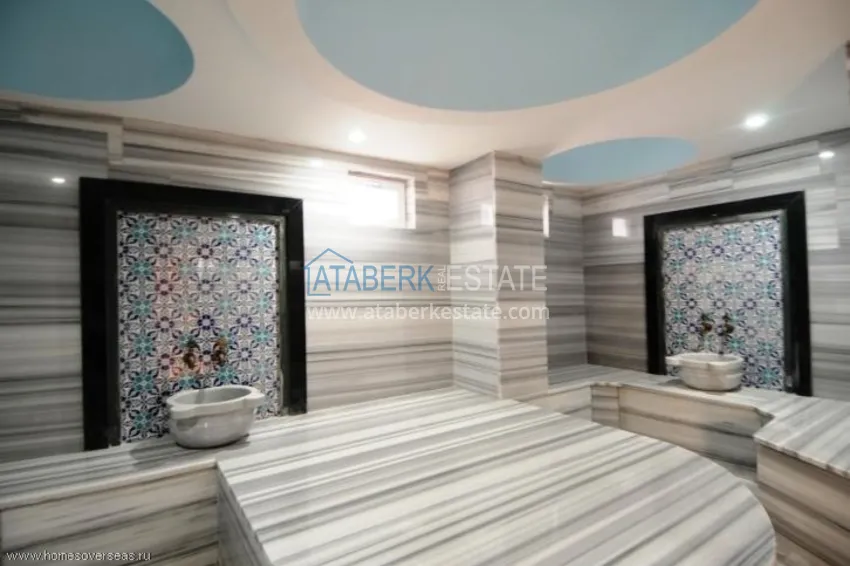 Furnished duplex on the first coastline in Kestel 17 