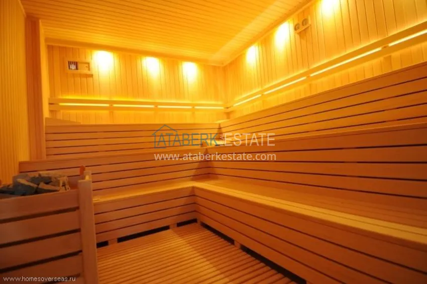 Furnished duplex on the first coastline in Kestel 18 