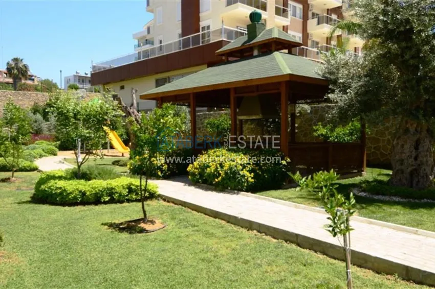 1+1 apartment with a private beach in Avsallar 2 