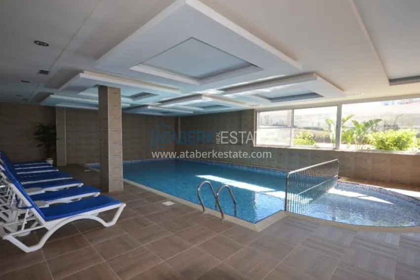 1+1 apartment with a private beach in Avsallar 5 