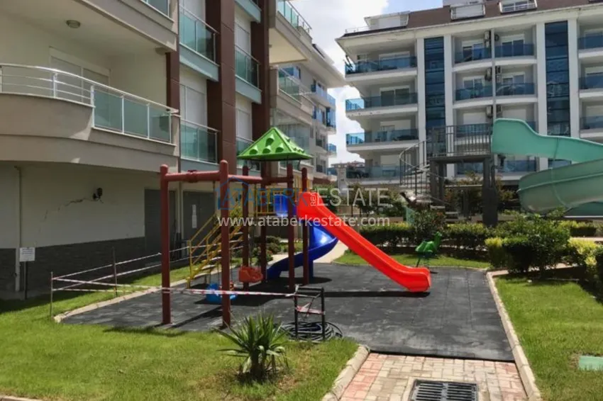 Furnished duplex on the first coastline in Kestel 7 