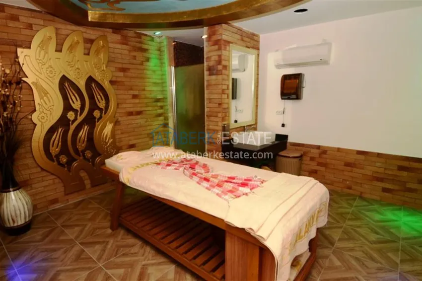 1+1 apartment with a private beach in Avsallar 8 