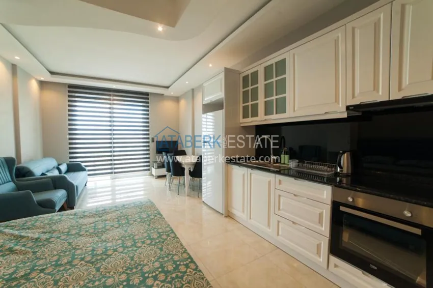 Purchase  Studio apartment in Mahmutlar for seasonal rent on the first line of B82 3 