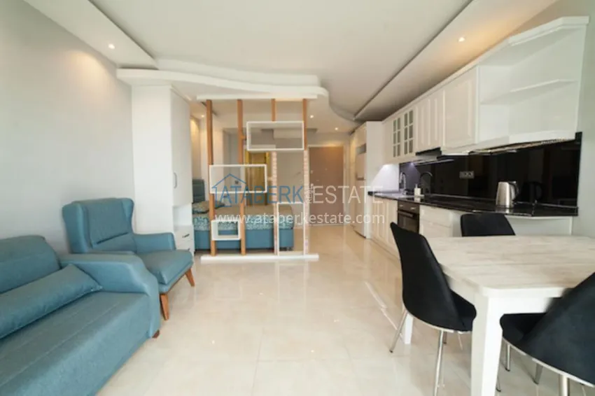 Purchase For seasonal rent studio apartment on the beachfront in Mahmutlar, Alanya B49 8
