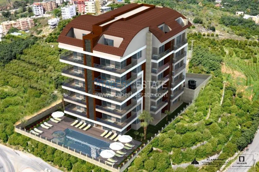 New complex in Avsallar near the beautiful beach 1 