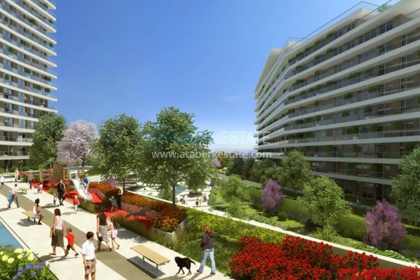 Complex with unusual design in Istanbul 15 