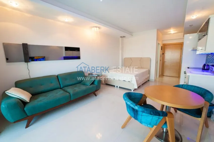 Purchase  Rent a studio apartment in Mahmutlar with furniture in a prestigious hotel complex 2 