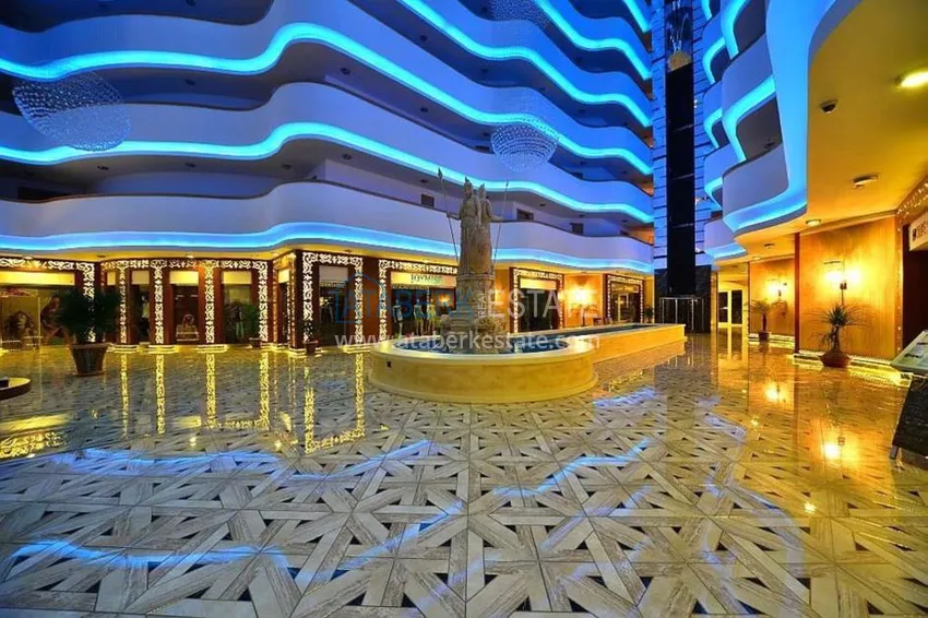 Rent a studio apartment in Mahmutlar with furniture in a prestigious hotel complex 12 