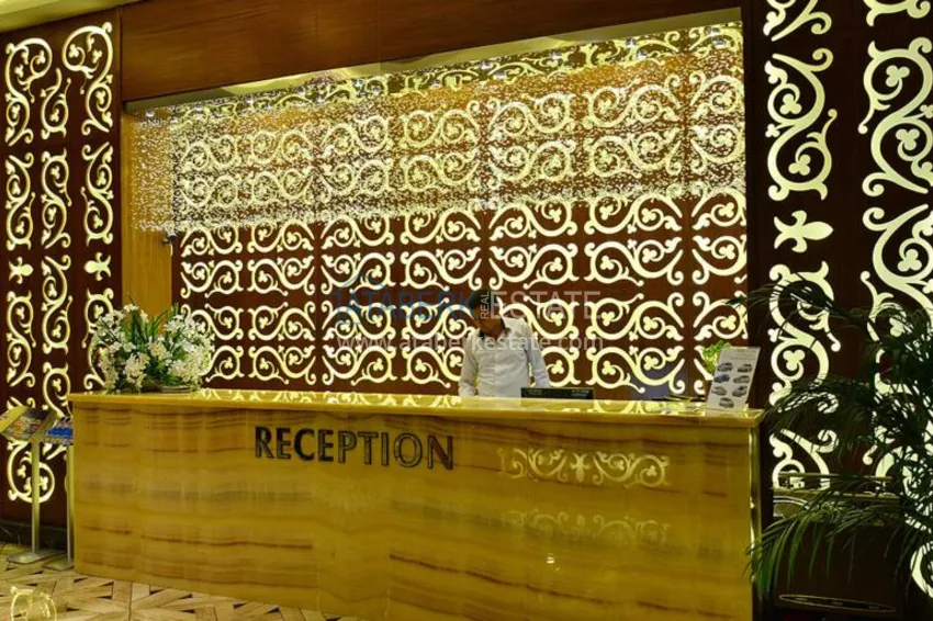 Rent a studio apartment in Mahmutlar with furniture in a prestigious hotel complex 13 