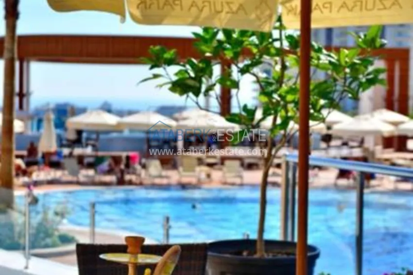 Rent a studio apartment in Mahmutlar with furniture in a prestigious hotel complex 6 