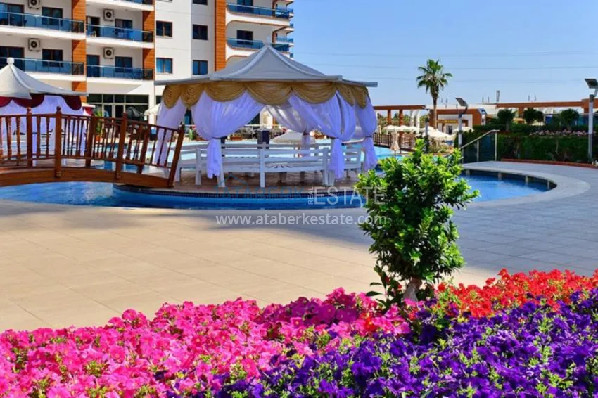 Rent a studio apartment in Mahmutlar with furniture in a prestigious hotel complex 8 