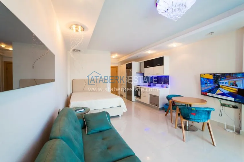 Purchase  Rent a studio apartment in Mahmutlar with furniture in a prestigious hotel complex 3 