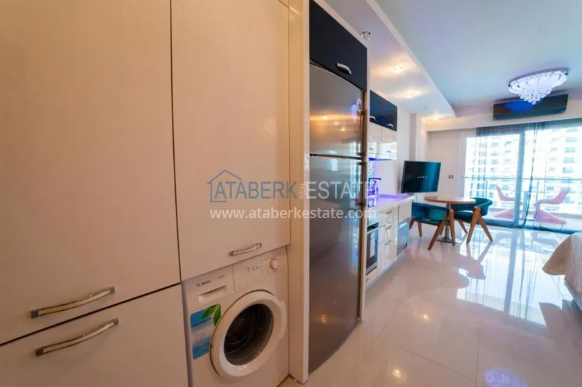 Purchase  Rent a studio apartment in Mahmutlar with furniture in a prestigious hotel complex 9 