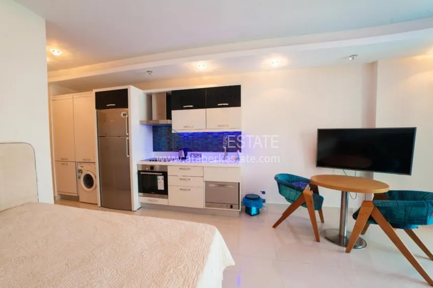 Purchase  Rent a studio apartment in Mahmutlar with furniture in a prestigious hotel complex 7 