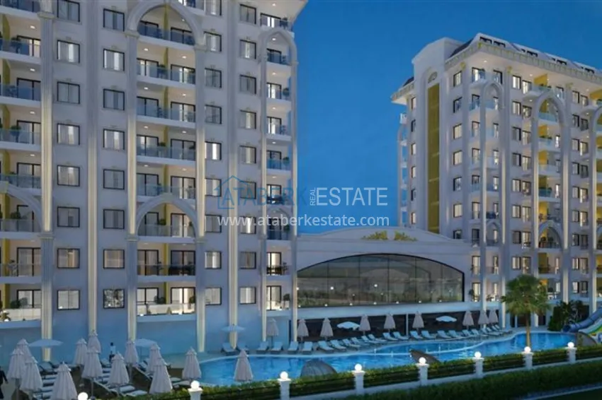 New investment project in a residential complex not far from famous beach 12 