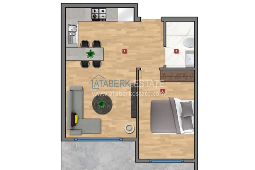 Purchase  New complex with hotel infrastructure by installment payment at low prices 1 