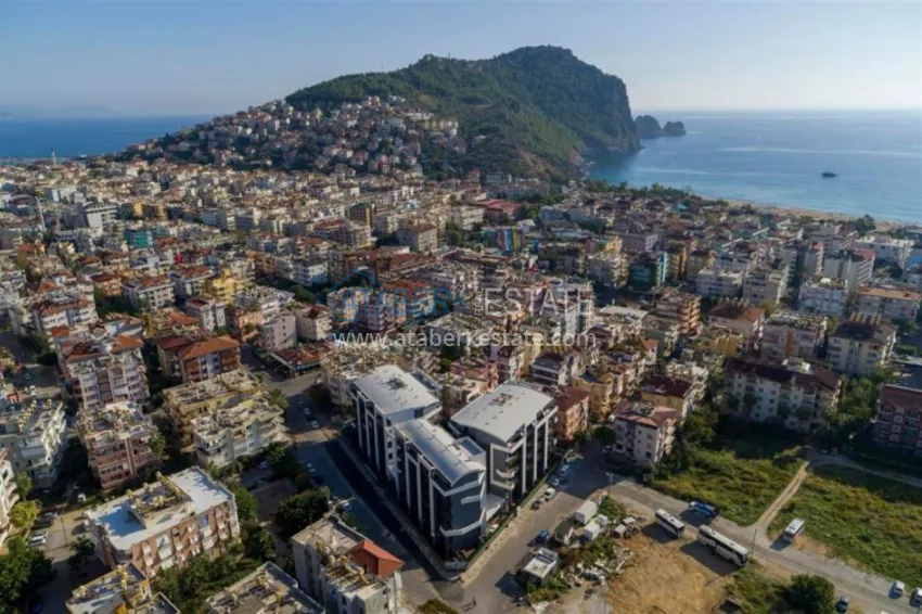 The complex under construction with the possibility of installment payment on the Cleopatra beach 12 