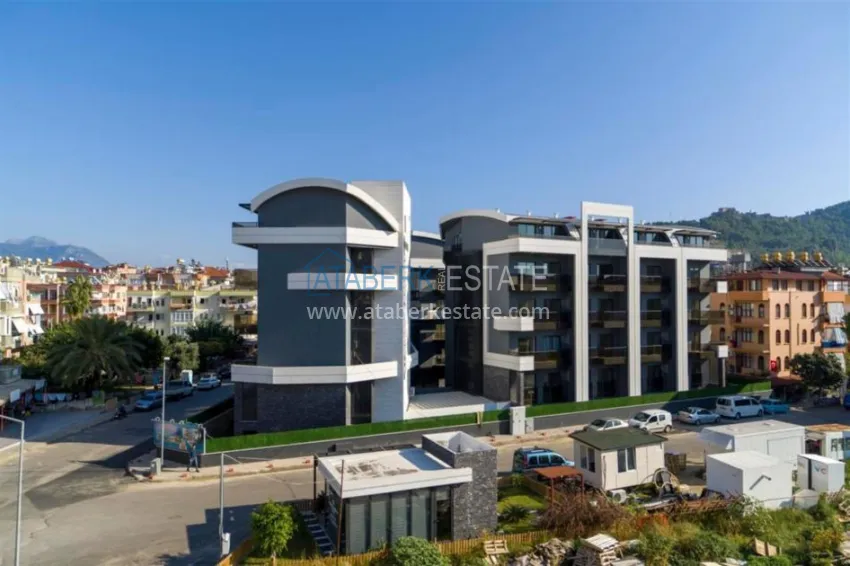 The complex under construction with the possibility of installment payment on the Cleopatra beach 13 