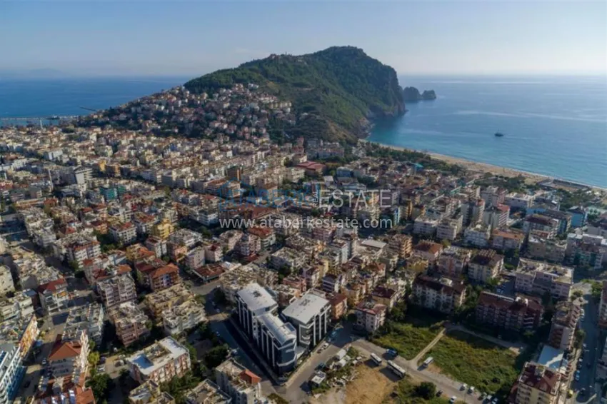 The complex under construction with the possibility of installment payment on the Cleopatra beach 15 