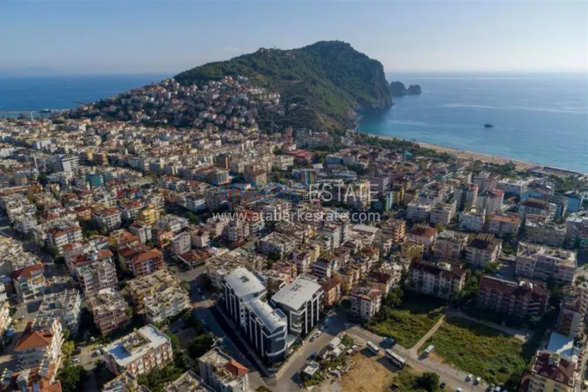 The complex under construction with the possibility of installment payment on the Cleopatra beach 22 