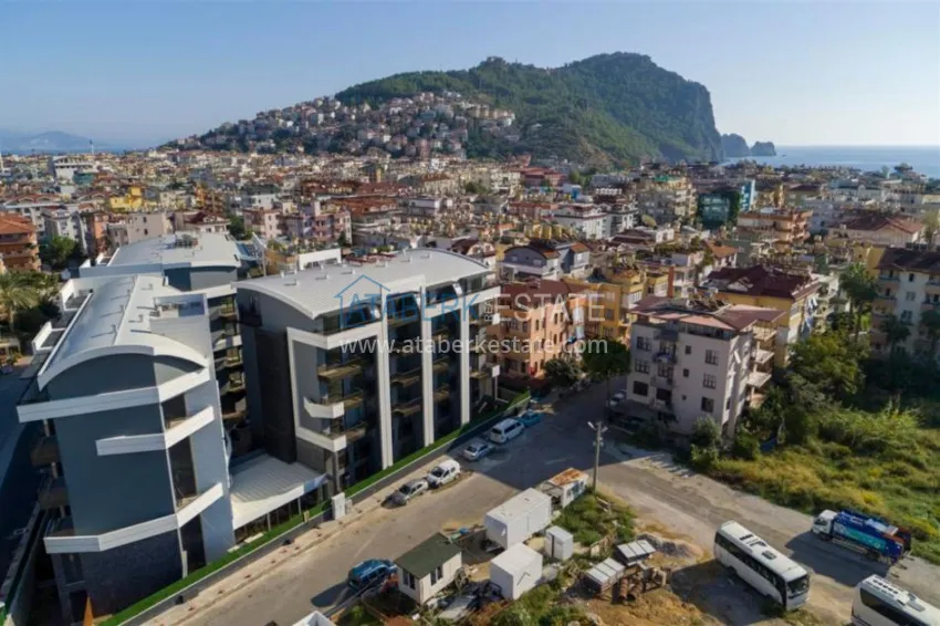 The complex under construction with the possibility of installment payment on the Cleopatra beach 25 