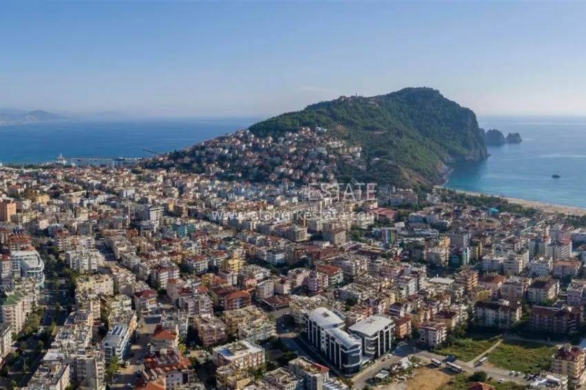 The complex under construction with the possibility of installment payment on the Cleopatra beach 27 