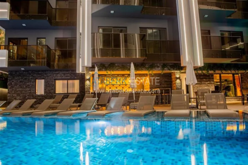 The complex under construction with the possibility of installment payment on the Cleopatra beach 33 