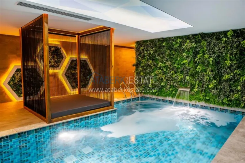 The complex under construction with the possibility of installment payment on the Cleopatra beach 52 