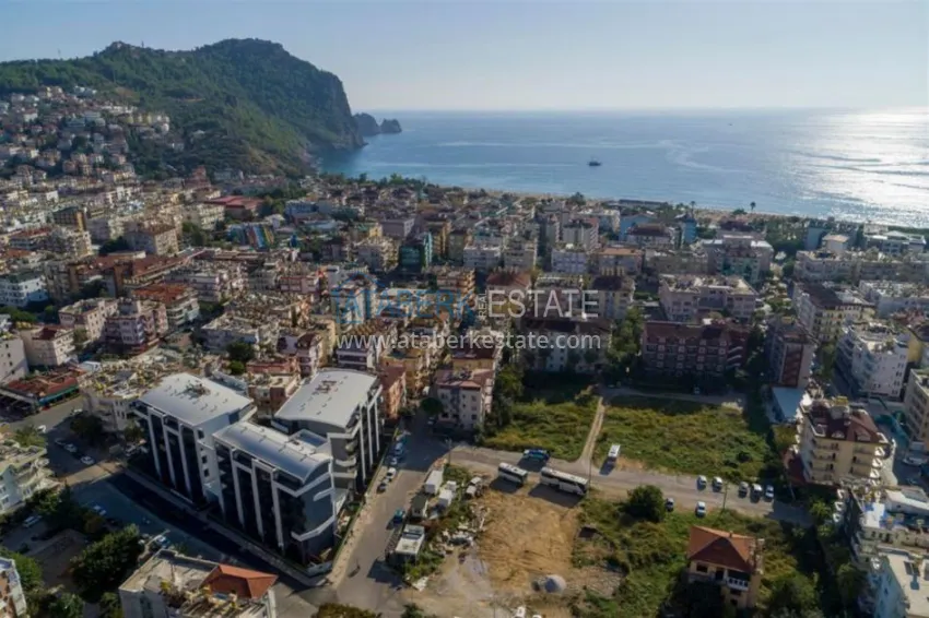 The complex under construction with the possibility of installment payment on the Cleopatra beach 5 