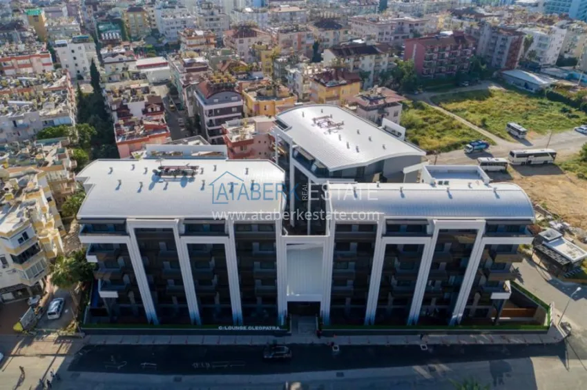 The complex under construction with the possibility of installment payment on the Cleopatra beach 8 