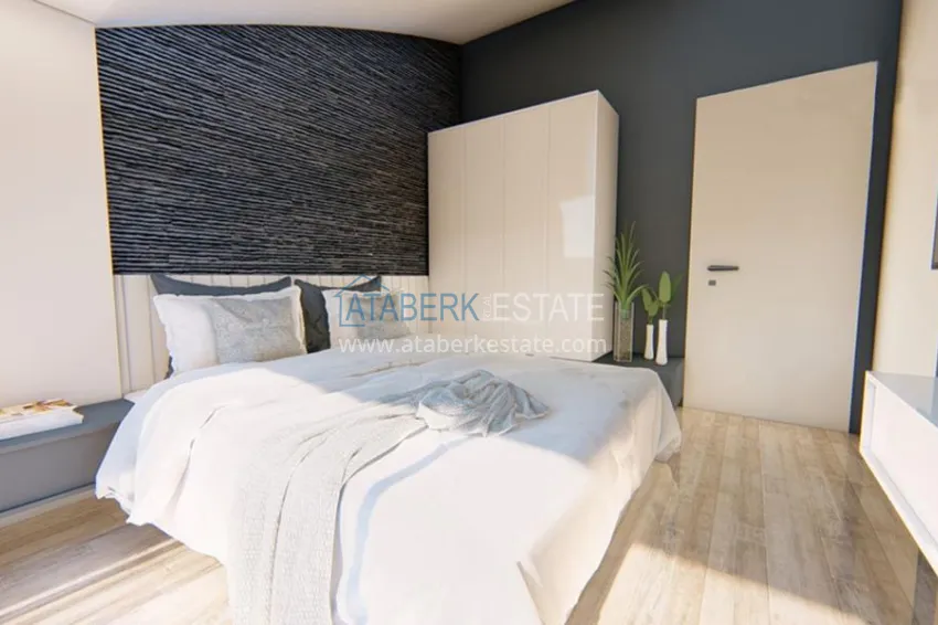 The complex under construction with the possibility of installment payment on the Cleopatra beach 62 