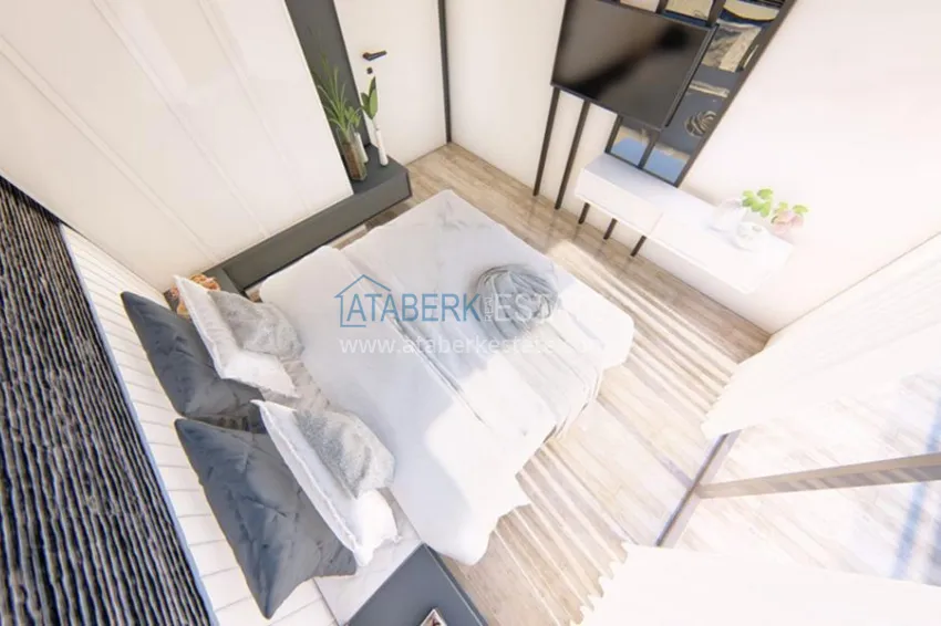 The complex under construction with the possibility of installment payment on the Cleopatra beach 64 