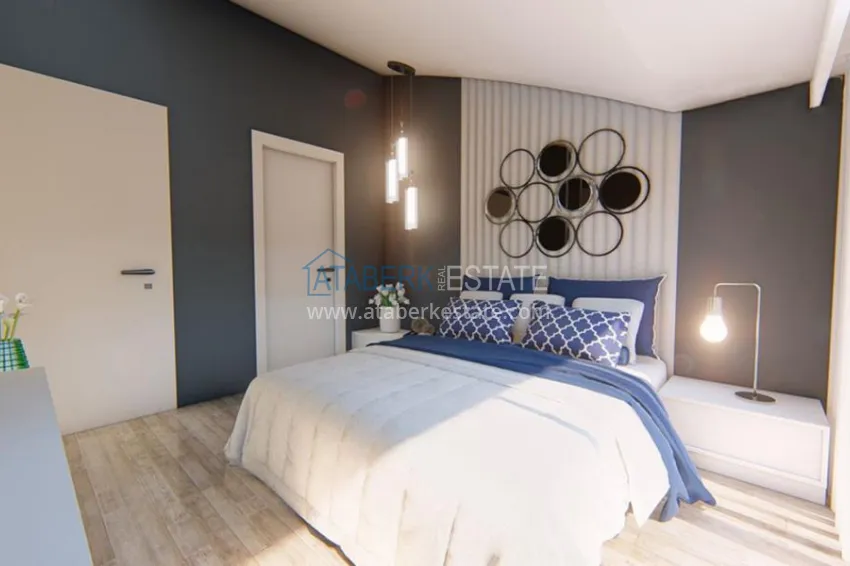 The complex under construction with the possibility of installment payment on the Cleopatra beach 63 