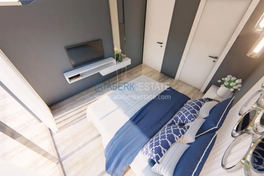 The complex under construction with the possibility of installment payment on the Cleopatra beach 65 