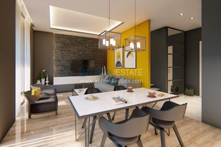 The complex under construction with the possibility of installment payment on the Cleopatra beach 59 