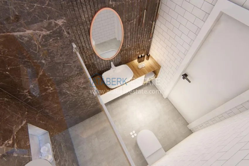 The complex under construction with the possibility of installment payment on the Cleopatra beach 79 