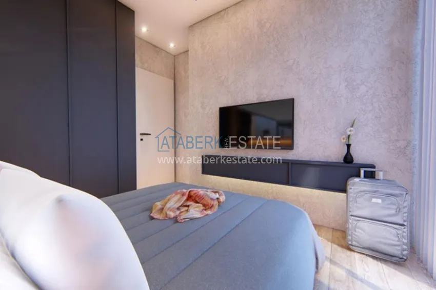 The complex under construction with the possibility of installment payment on the Cleopatra beach 78 