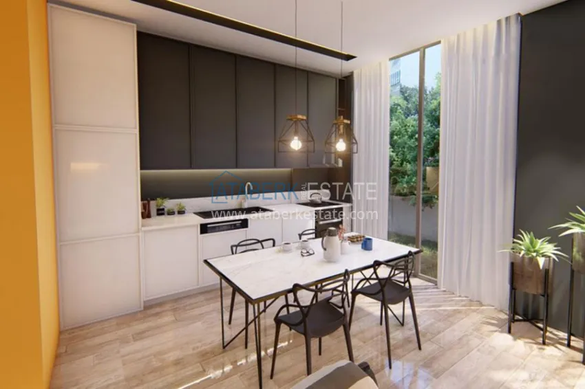 The complex under construction with the possibility of installment payment on the Cleopatra beach 71 