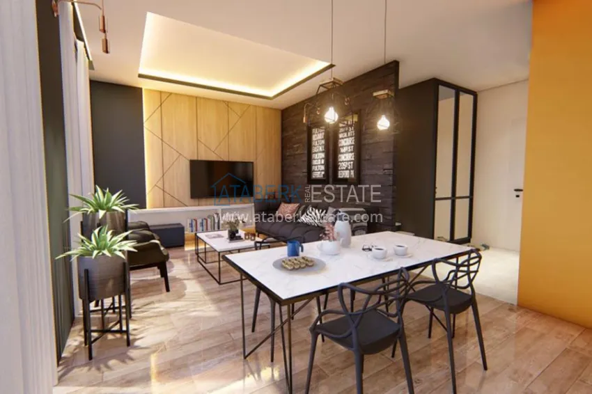 The complex under construction with the possibility of installment payment on the Cleopatra beach 66 