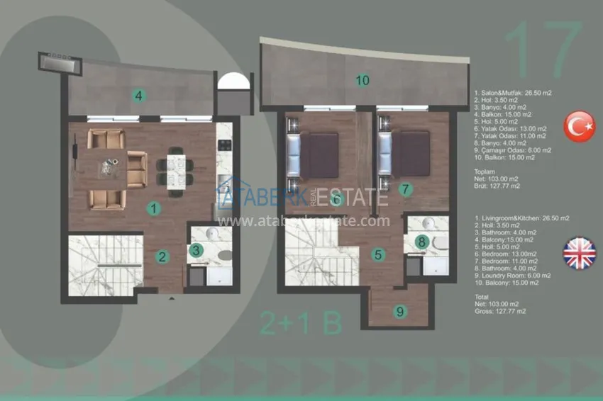 Purchase  Apartments and penthouses in a new complex at prices from the developer 10 