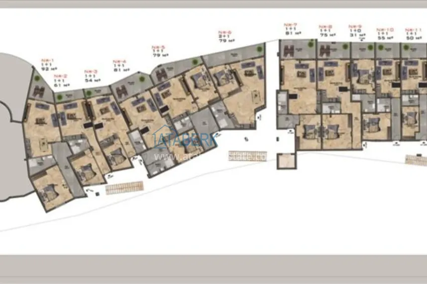 Purchase  New complex under construction in Kargicak!  4 