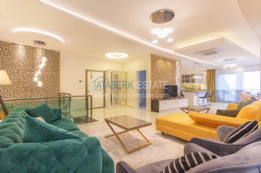 Purchase Furnished penthouse in Mahmutlar with sea view 1 