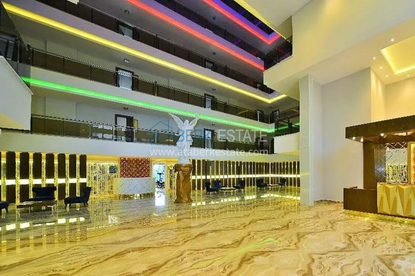 Furnished apartment in Mahmutlar in a luxury complex 10 