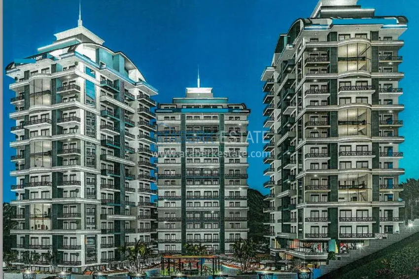 Impressive fashionable residential project in Mahmutlar 1 