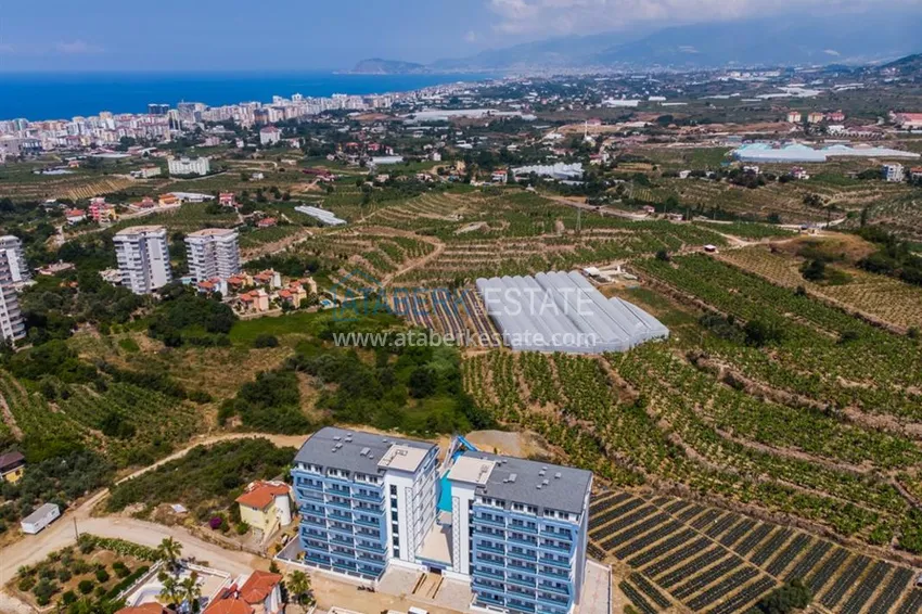 New complex under construction in Mahmutlar! 10 